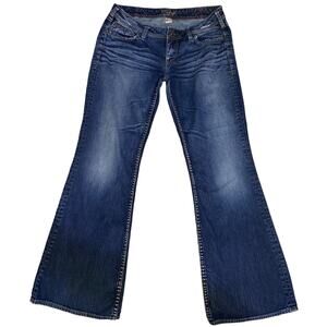 Womens Aiko Silver Jeans W31/L31 Boot Cut